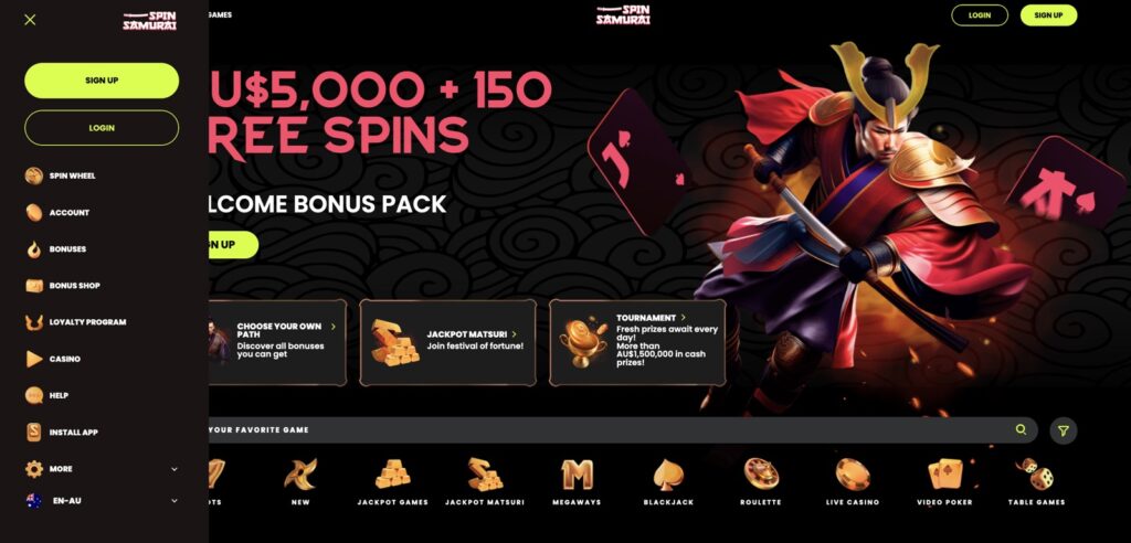 spin samurai casino
